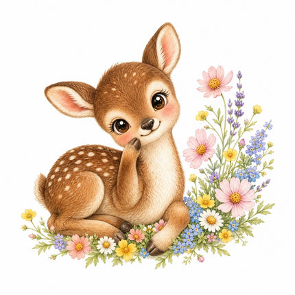 deer fabric panel