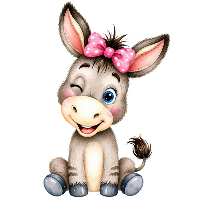 donkey quilt block