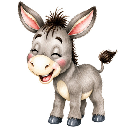 donkey quilt square