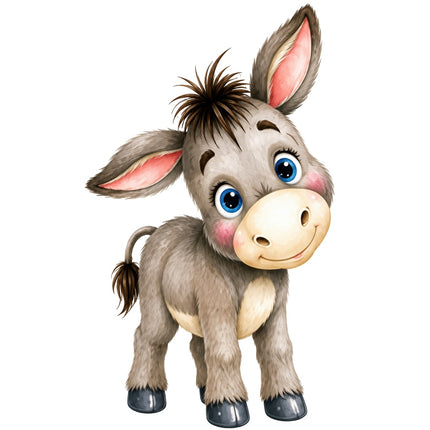donkey fabric panel