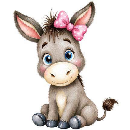 donkey fabric panel