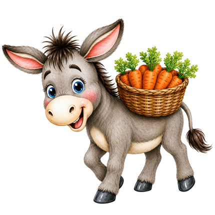 donkey fabric panel