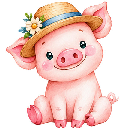 pig quilt block