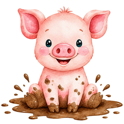 pig quilt block