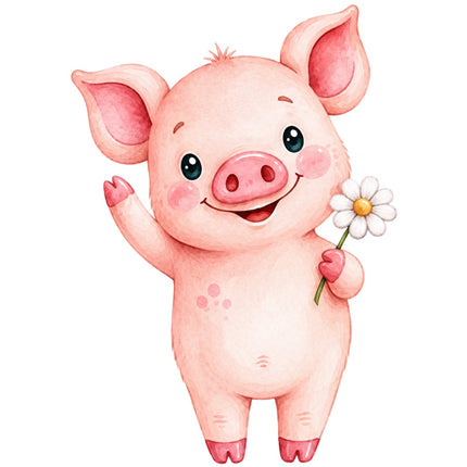 pig quilt block