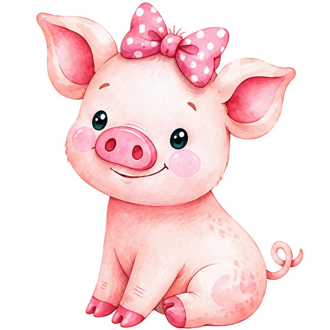 pig quilt square