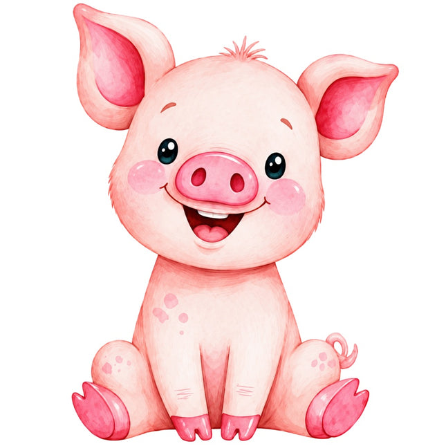 pig quilt square
