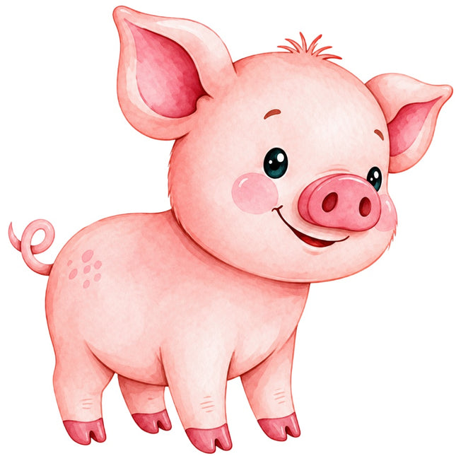 pig quilt square