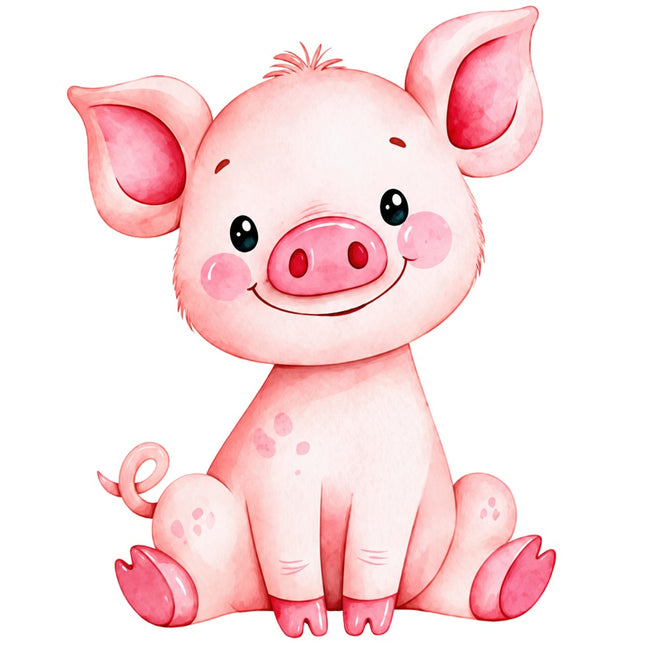 pig quilt square