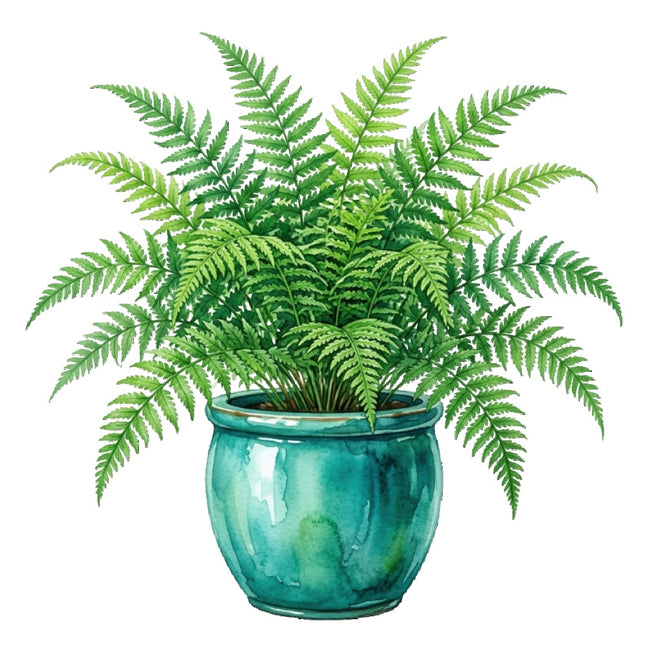 fern plant quilt square