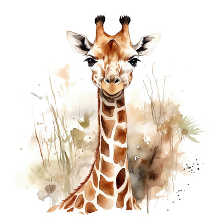 giraffe fabric panel