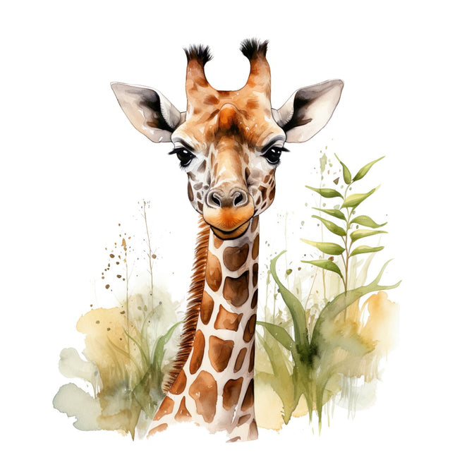 giraffe fabric panel