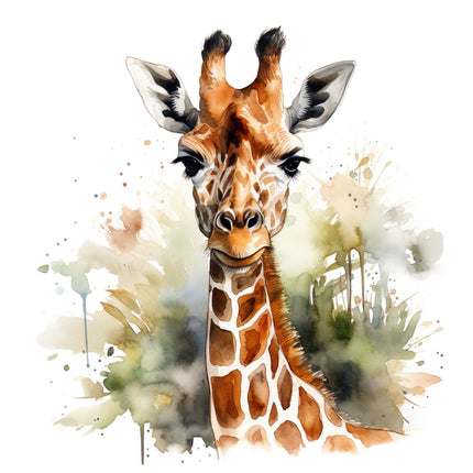 giraffe fabric panel