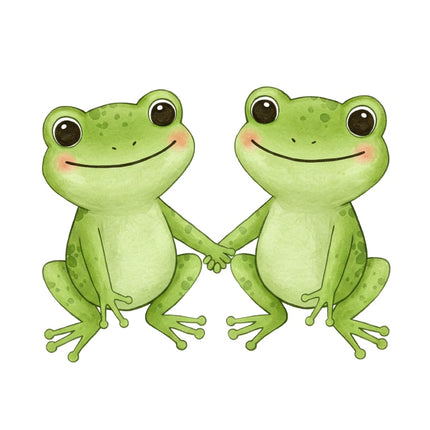 frogs quilt block