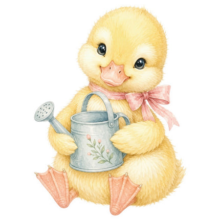 Yellow Duckling 100% Cotton Fabric Panel Block Quilt Square FLIP-AAB1681