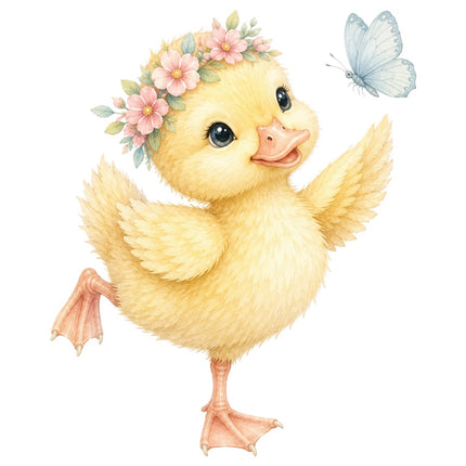 duckling quilt square
