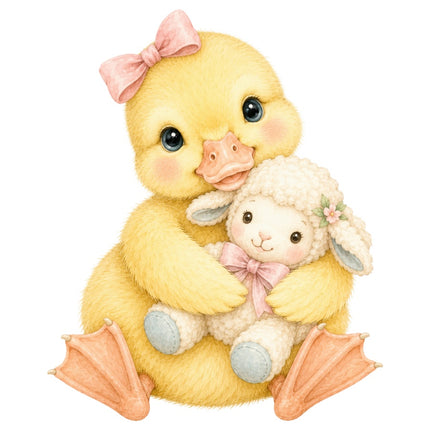 duckling fabric panel