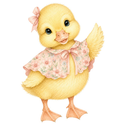 duckling fabric panel