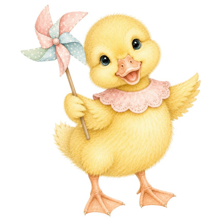 duckling fabric panel