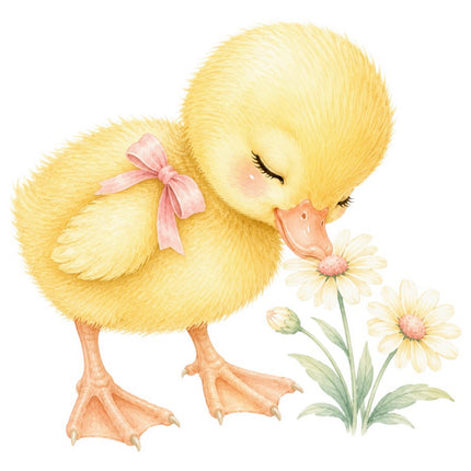 Yellow Duckling 100% Cotton Fabric Panel Block FLIP-AAB1697