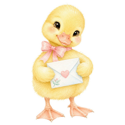 Yellow Duckling 100% Cotton Fabric Panel Block FLIP-AAB1701