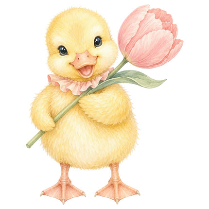 yellow duckling quilt block