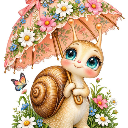 snail fabric panel