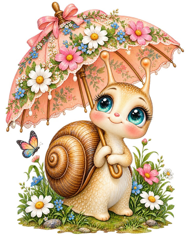 snail fabric panel