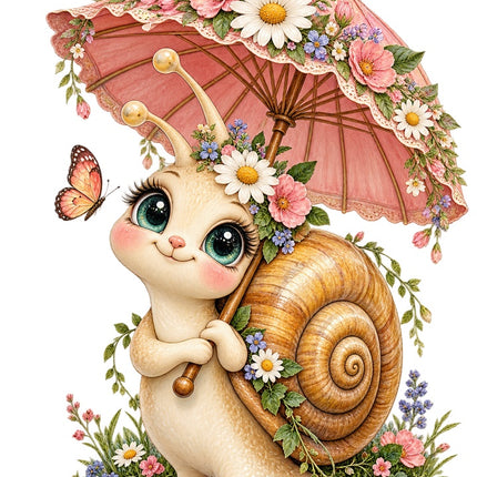 snail fabric panel