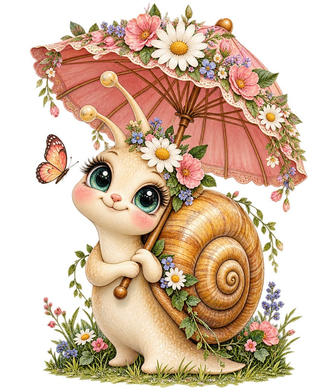 snail fabric panel