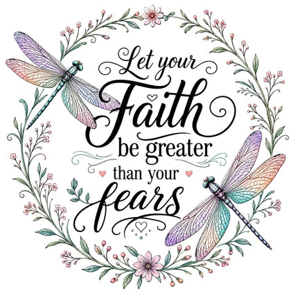 inspirational fabric panel