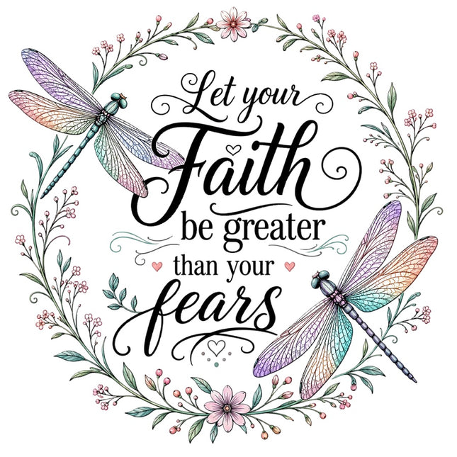 inspirational fabric panel