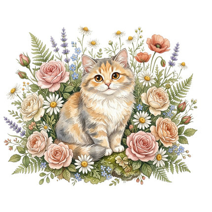 kitty cat quilt square