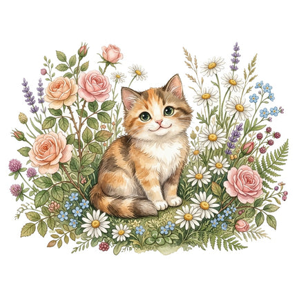 kitty cat quilt block
