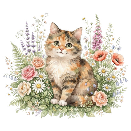 kitty cat quilt square