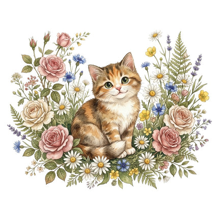 kitty cat quilt square