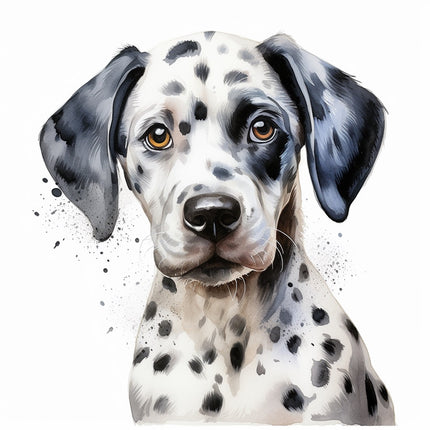 dalmatian dog quilt square