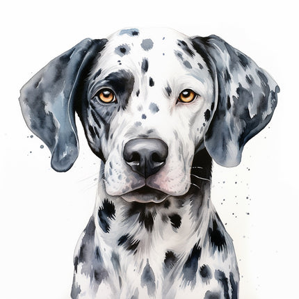 dalmatian dog quilt square