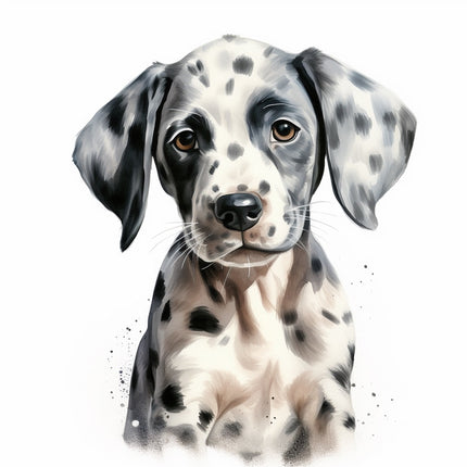 dalmatian dog fabric panel 