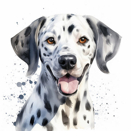 dalmatian dog fabric panel 
