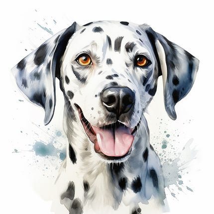 dalmatian dog fabric panel 