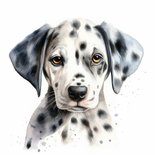 dalmatian dog fabric panel 