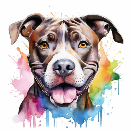 pit bull fabric panel