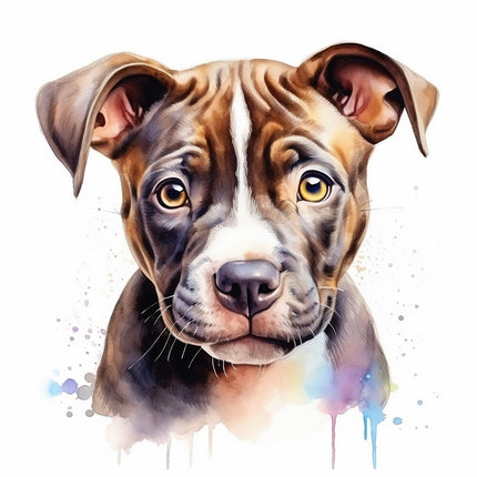 pit bull fabric panel
