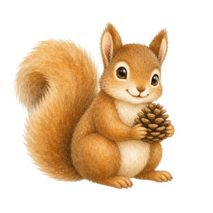 squirrel quilt block