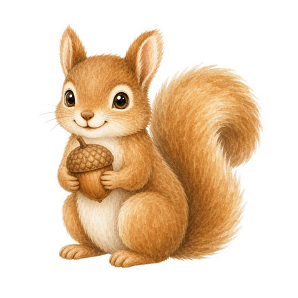 squirrel quilt square