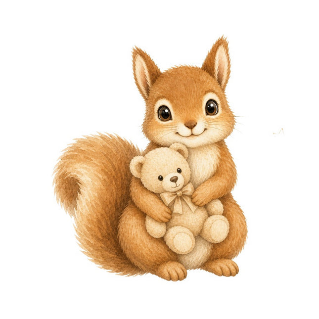 squirrel quilt block