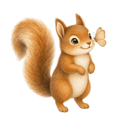 squirrel quilt block