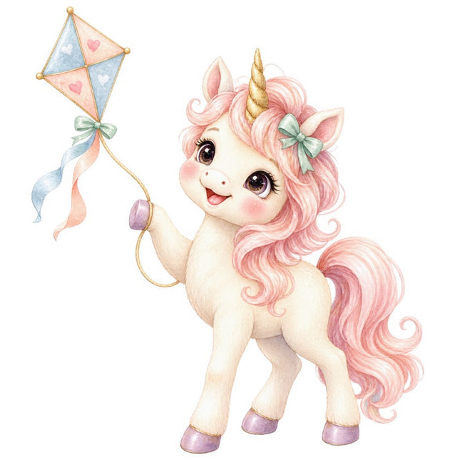Unicorn 100% Cotton Fabric Panel Block Quilt Square FLIP-AAB3160