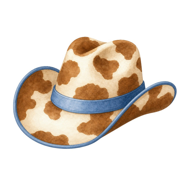 cowboy hat fabric panel